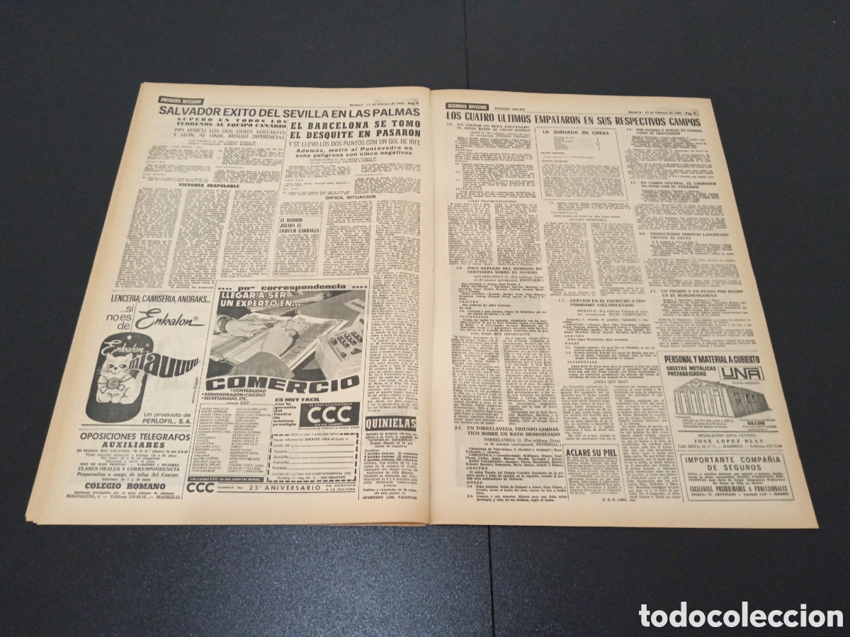 Coleccionismo deportivo: MARCA 13/02/1967 - Foto 5