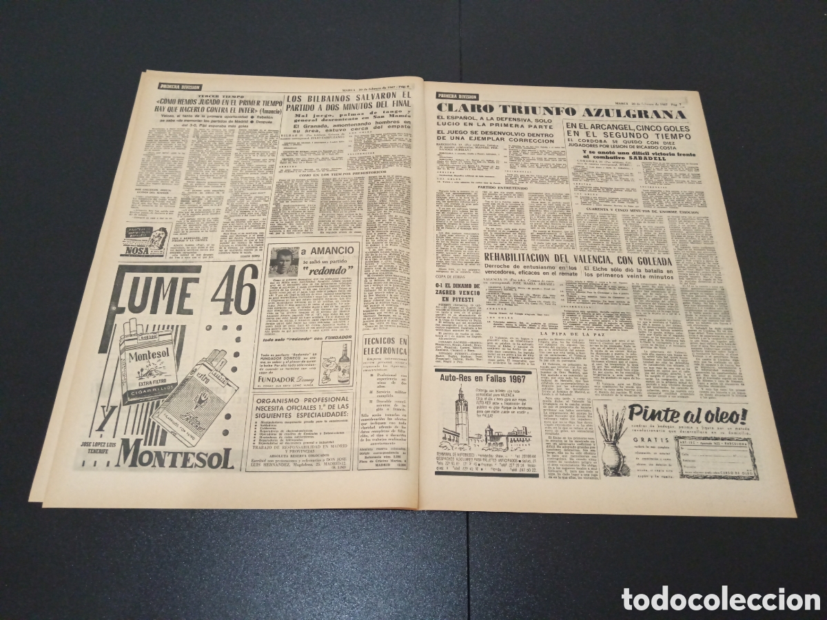Coleccionismo deportivo: MARCA 20/02/1967 - Foto 4
