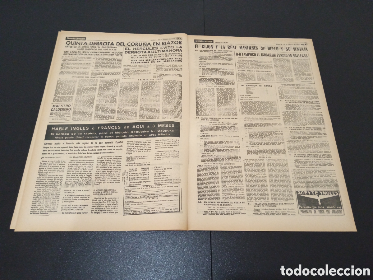 Coleccionismo deportivo: MARCA 20/02/1967 - Foto 5