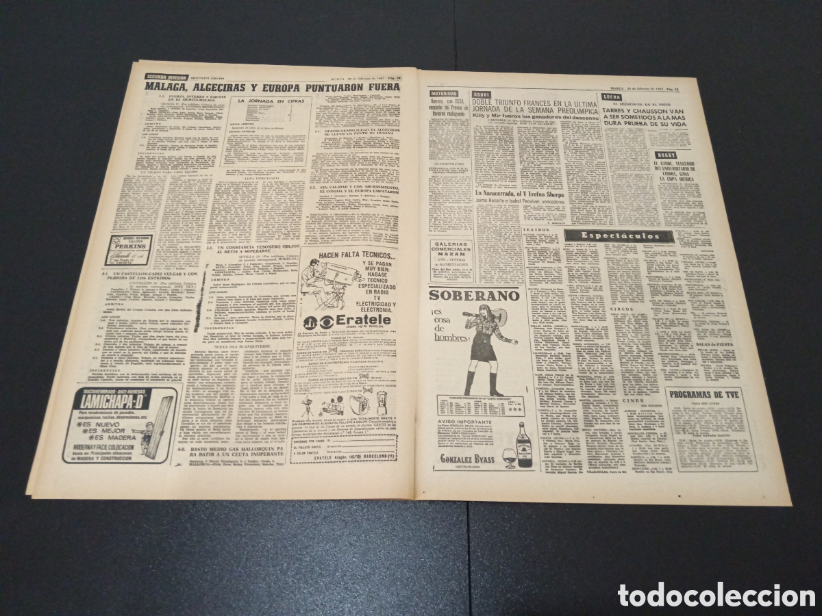 Coleccionismo deportivo: MARCA 20/02/1967 - Foto 6