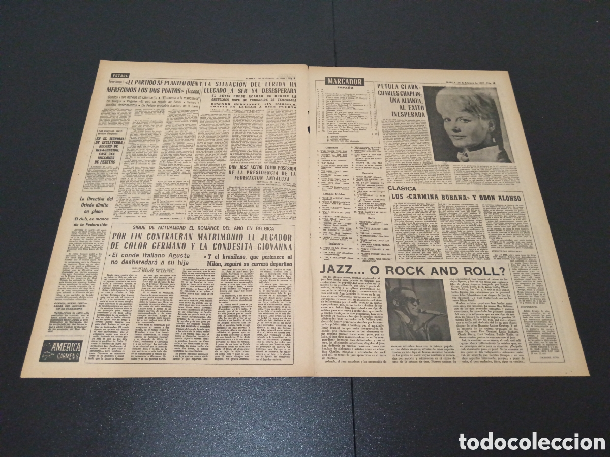 Coleccionismo deportivo: MARCA 26/02/1967 - Foto 3