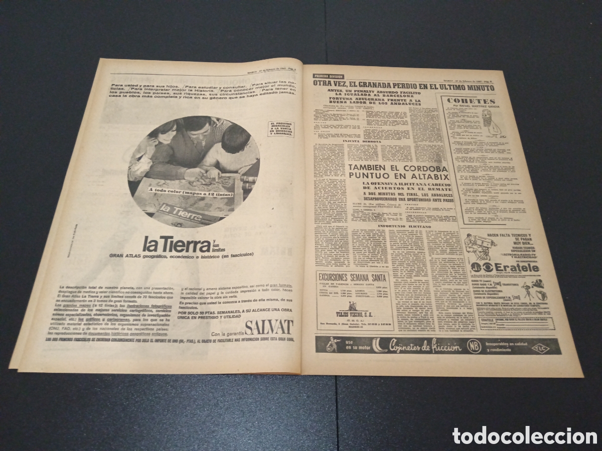 Coleccionismo deportivo: MARCA 27/02/1967 - Foto 3