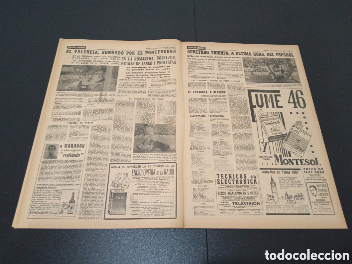 Coleccionismo deportivo: MARCA 27/02/1967 - Foto 4