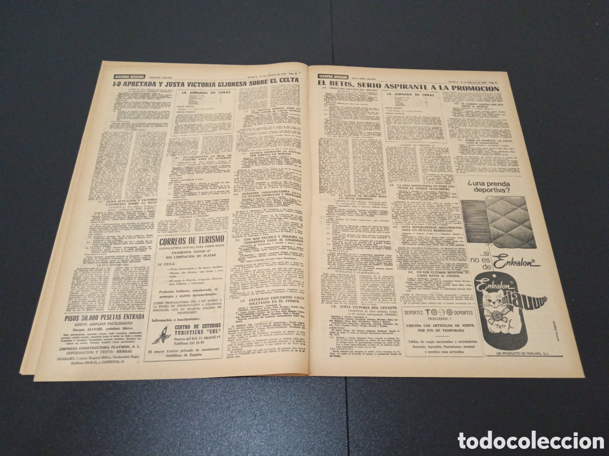Coleccionismo deportivo: MARCA 27/02/1967 - Foto 5