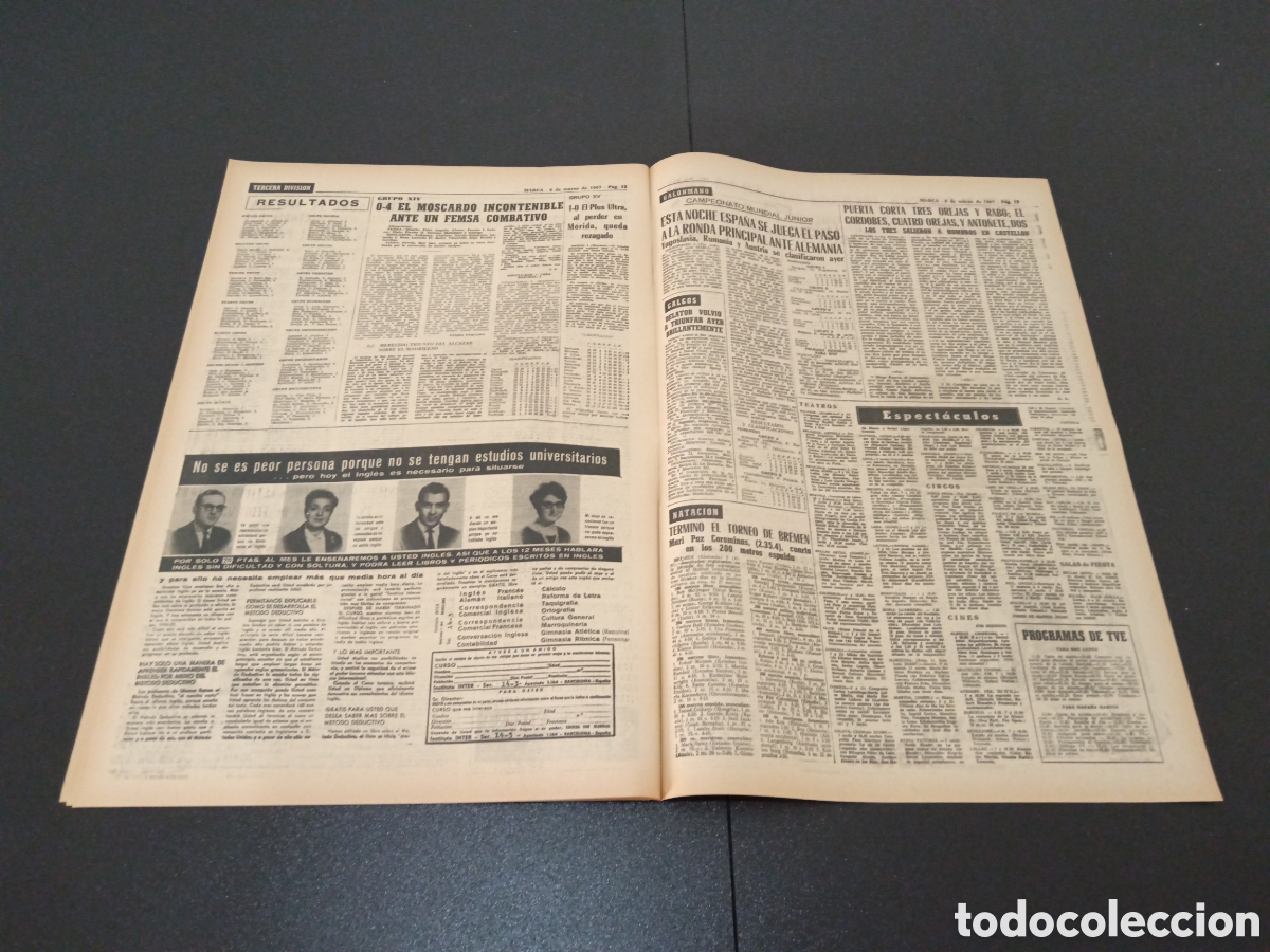 Coleccionismo deportivo: MARCA 06/03/1967 - Foto 7