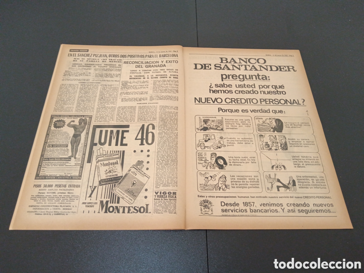 Coleccionismo deportivo: MARCA 13/03/1967 - Foto 4