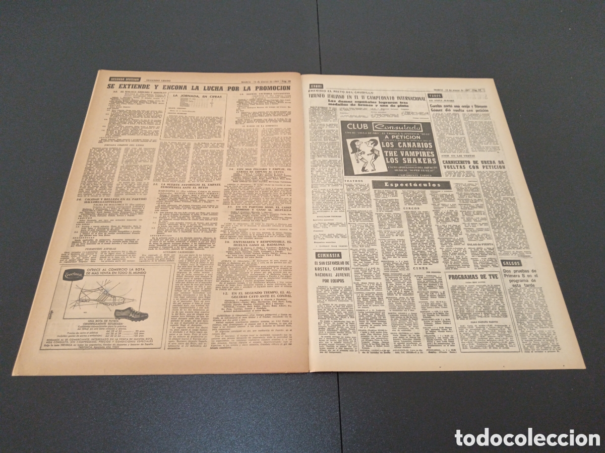 Coleccionismo deportivo: MARCA 13/03/1967 - Foto 6