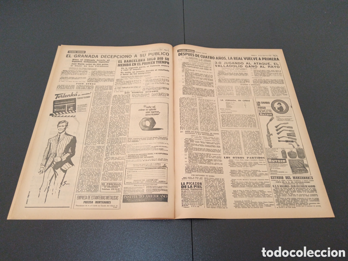 Coleccionismo deportivo: MARCA 24/04/1967 - Foto 5