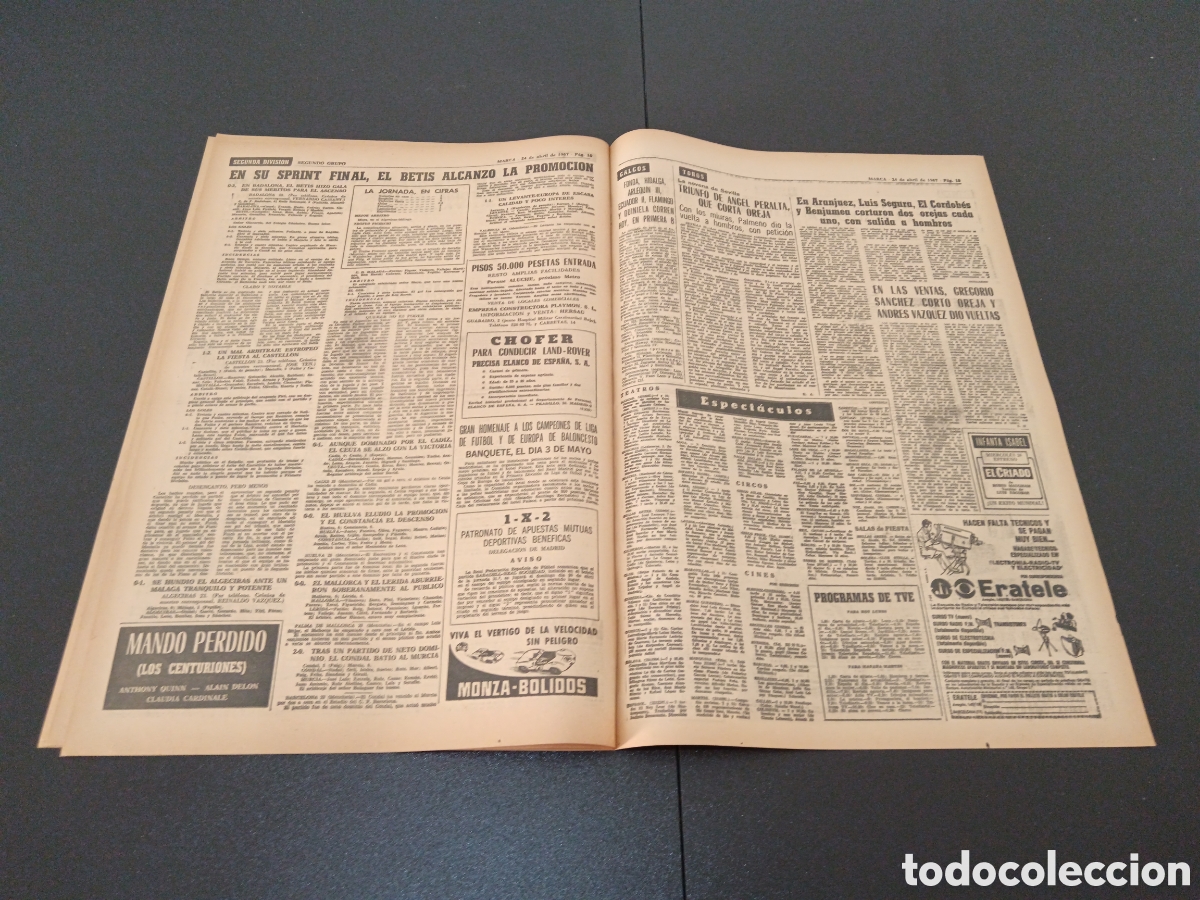 Coleccionismo deportivo: MARCA 24/04/1967 - Foto 6