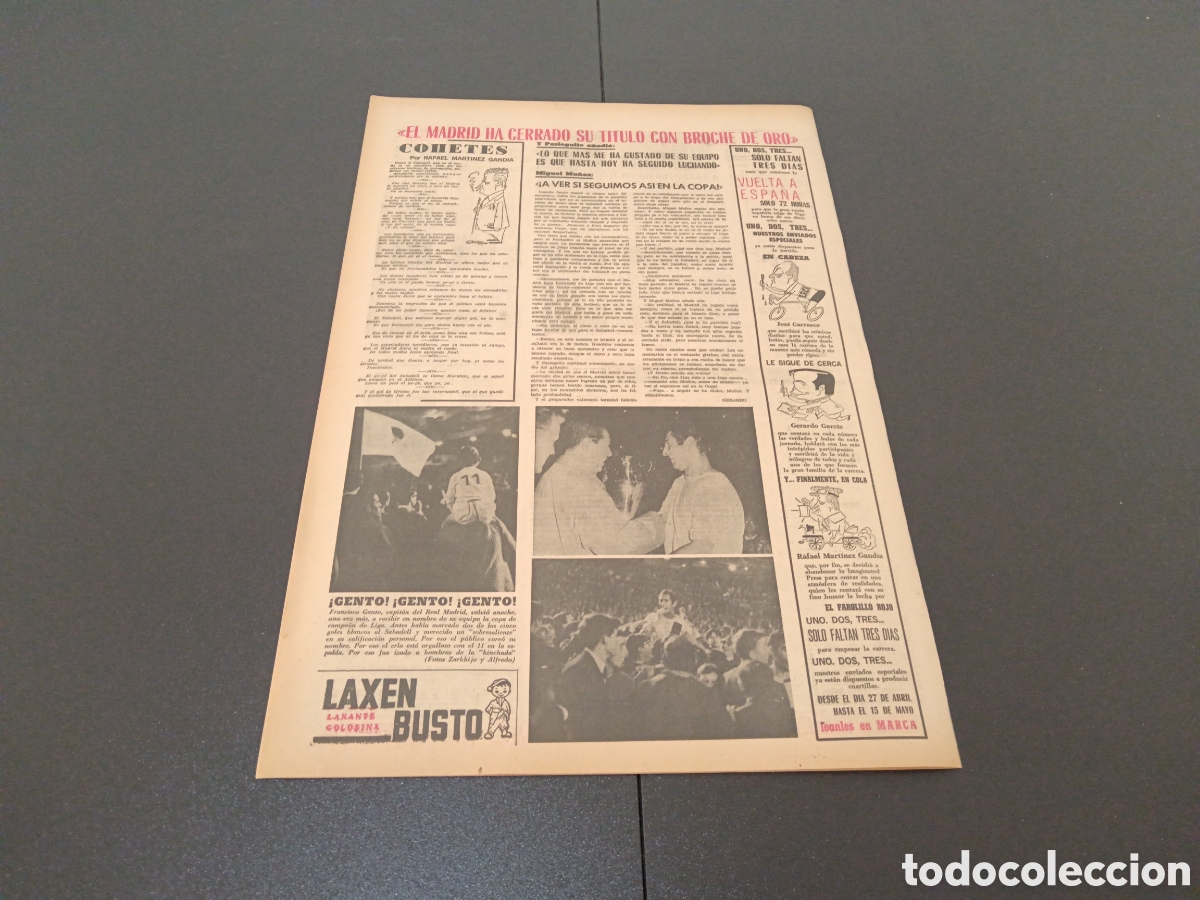 Coleccionismo deportivo: MARCA 24/04/1967 - Foto 7