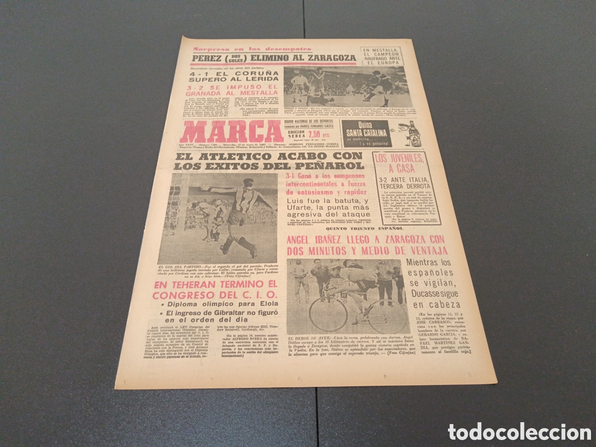 Coleccionismo deportivo: MARCA 10/05/1967 - Foto 1