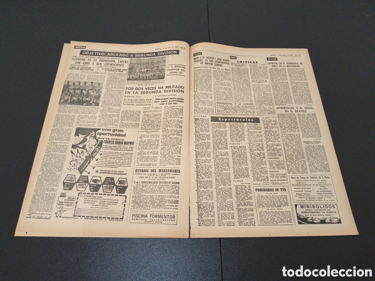 Coleccionismo deportivo: MARCA 11/05/1967 - Foto 3