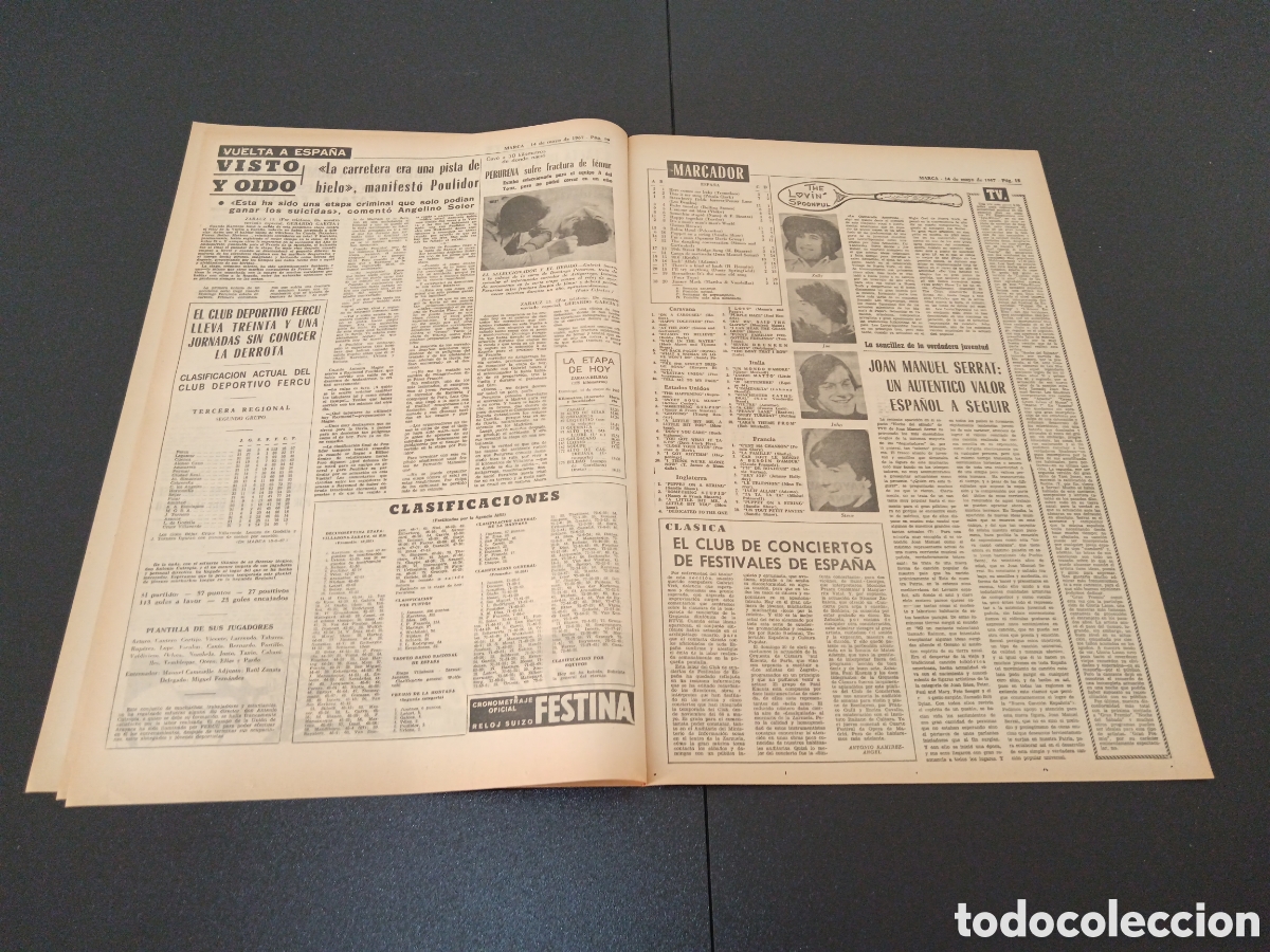 Coleccionismo deportivo: MARCA 14/05/1967 - Foto 4