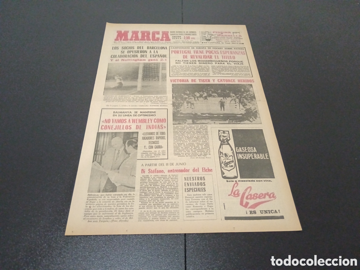 Coleccionismo deportivo: MARCA 18/05/1967 - Foto 1