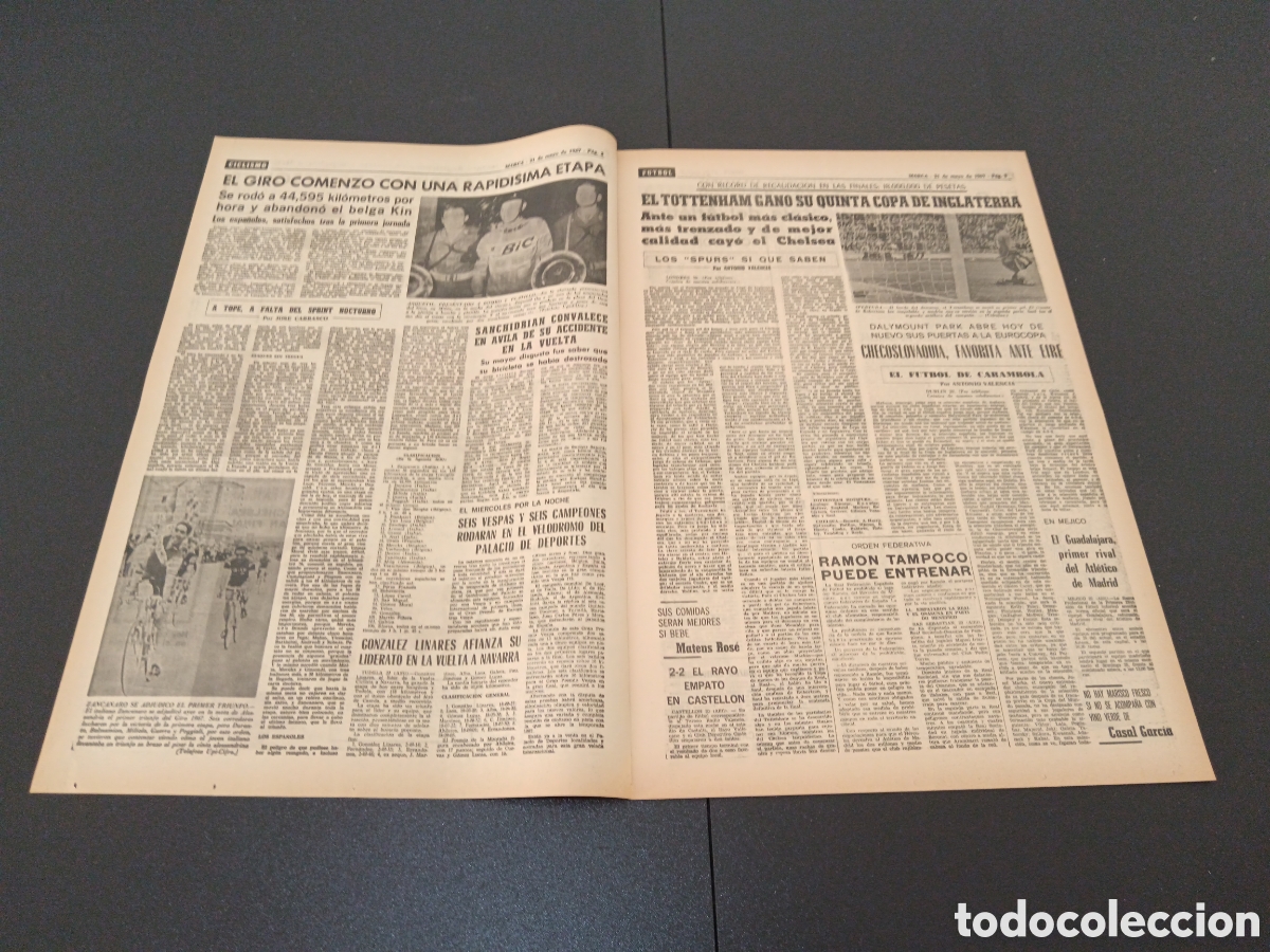 Coleccionismo deportivo: MARCA 21/05/1967 - Foto 2