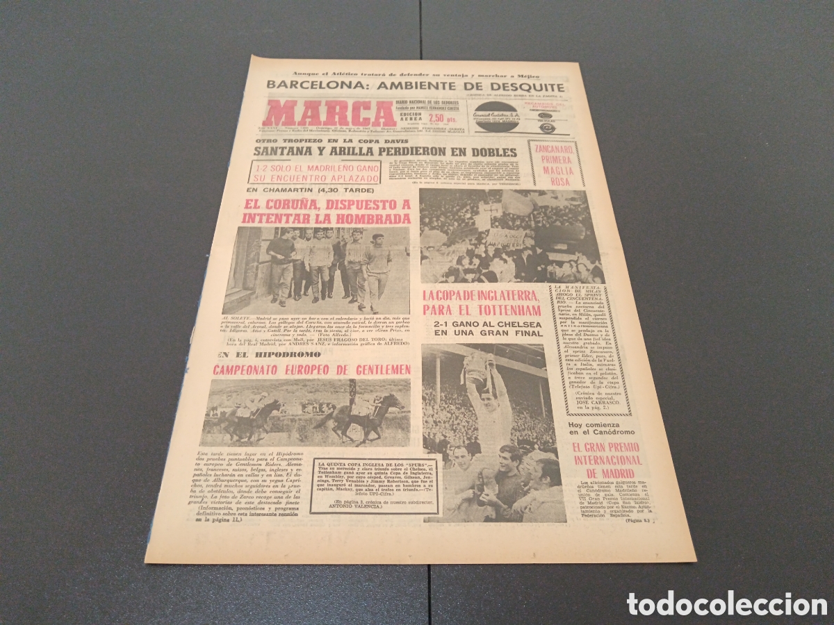Coleccionismo deportivo: MARCA 21/05/1967 - Foto 1