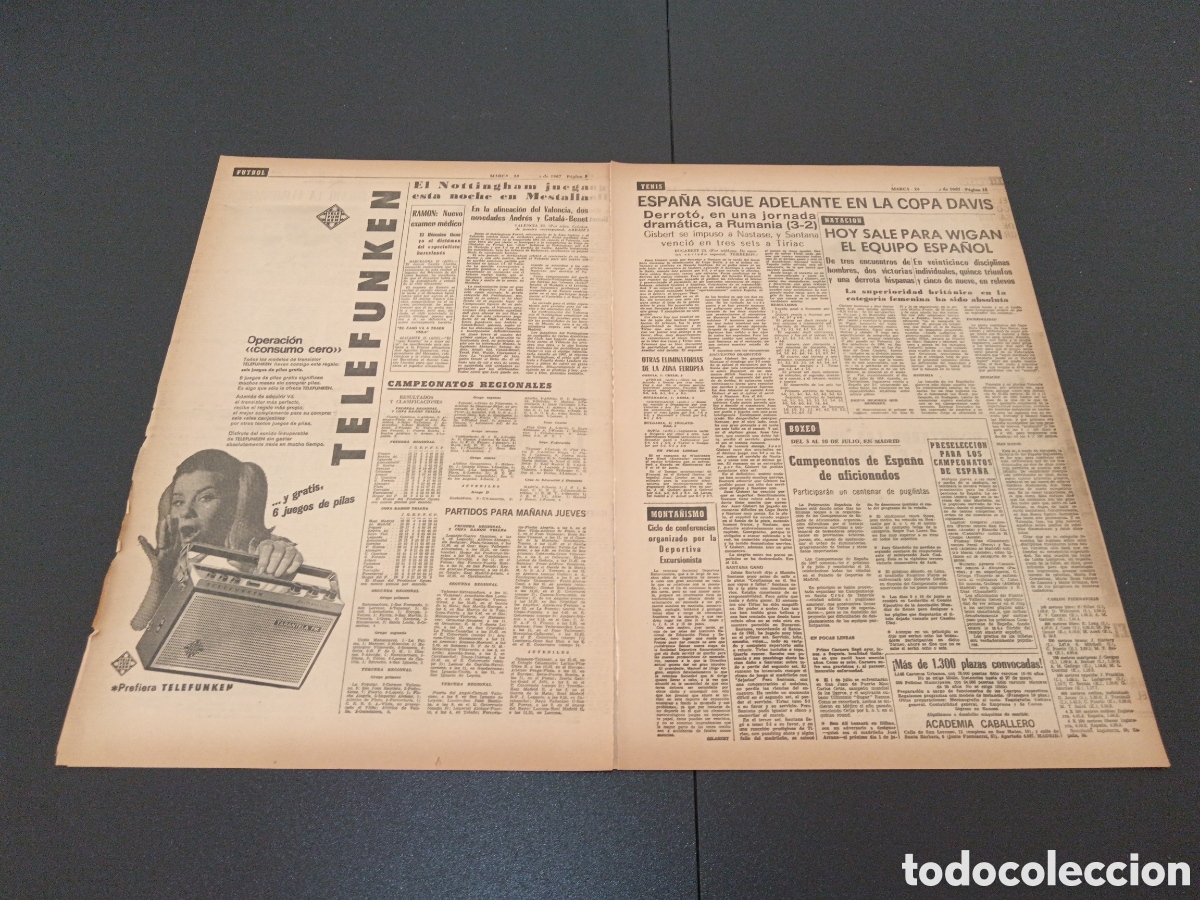 Coleccionismo deportivo: MARCA 24/05/1967 - Foto 3