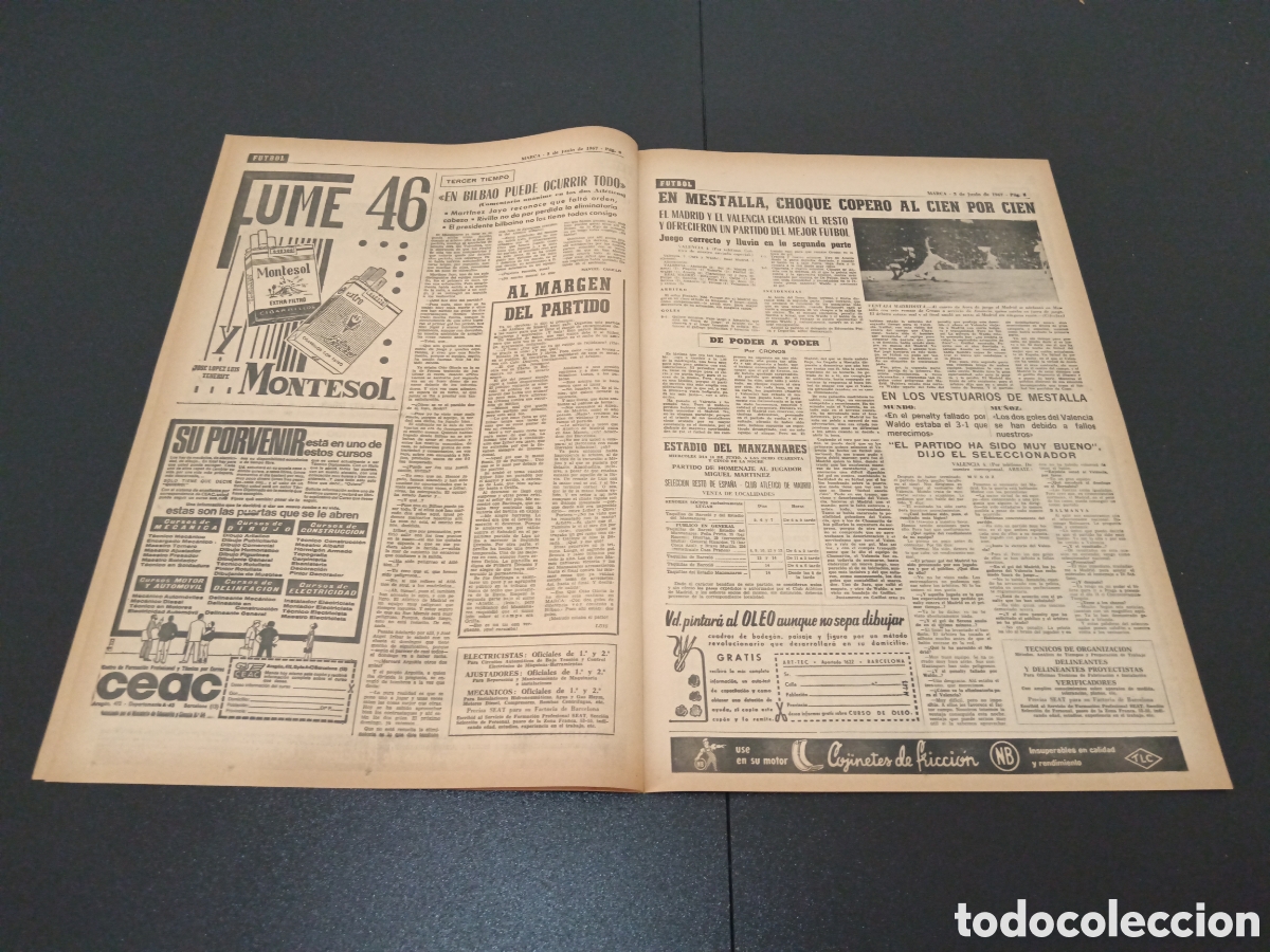 Coleccionismo deportivo: MARCA 05/06/1967 - Foto 3