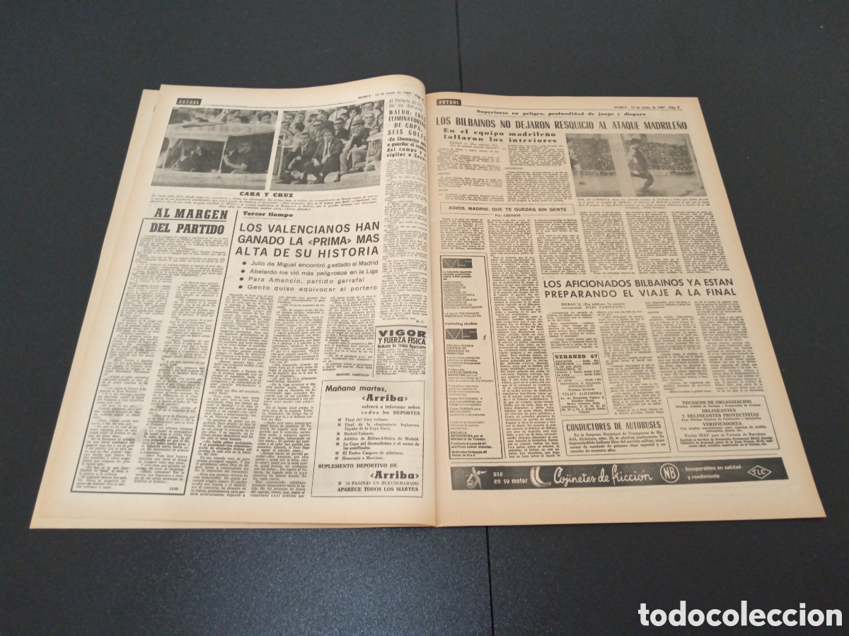 Coleccionismo deportivo: MARCA 12/06/1967 - Foto 3