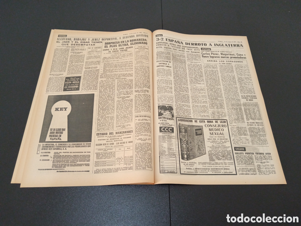 Coleccionismo deportivo: MARCA 12/06/1967 - Foto 5