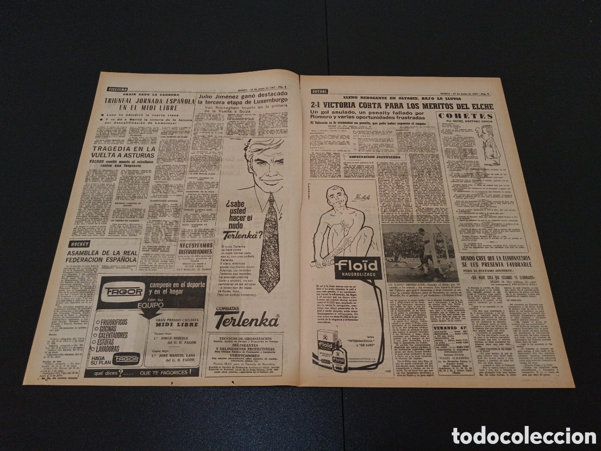 Coleccionismo deportivo: MARCA 19/06/1967 - Foto 2