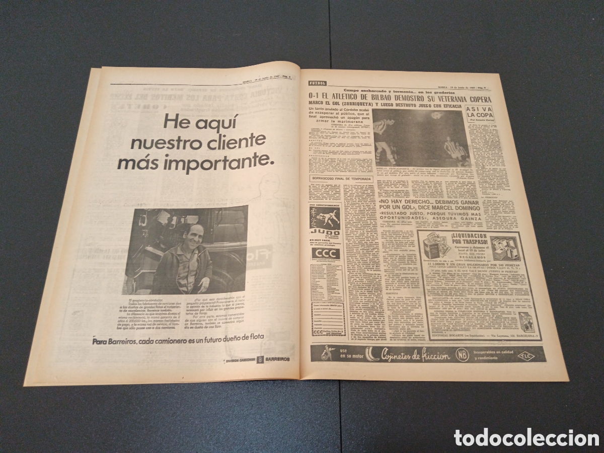Coleccionismo deportivo: MARCA 19/06/1967 - Foto 3