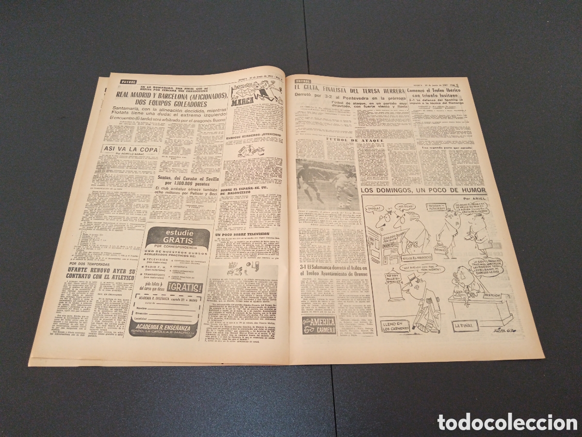 Coleccionismo deportivo: MARCA 25/06/1967 - Foto 3