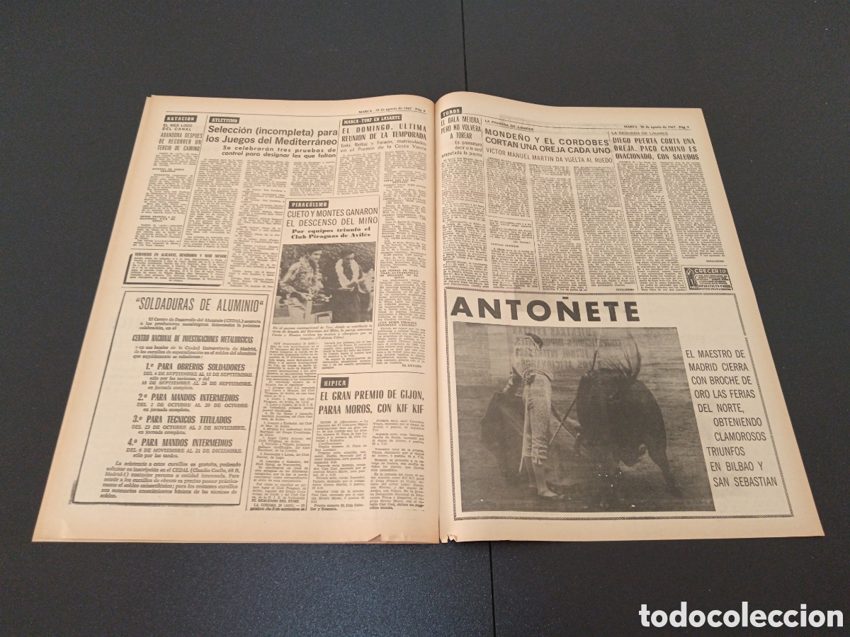 Coleccionismo deportivo: MARCA 30/08/1967 - Foto 4
