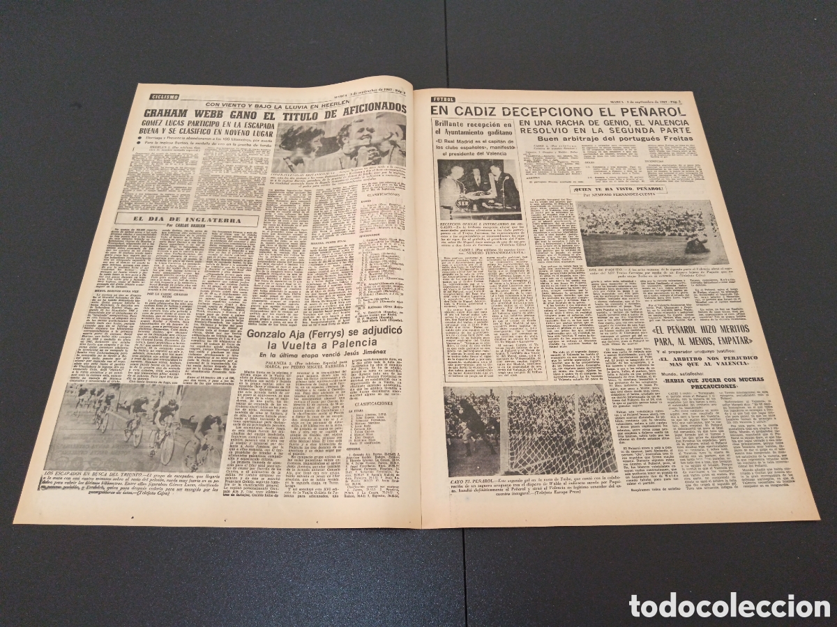 Coleccionismo deportivo: MARCA 03/09/1967 - Foto 2