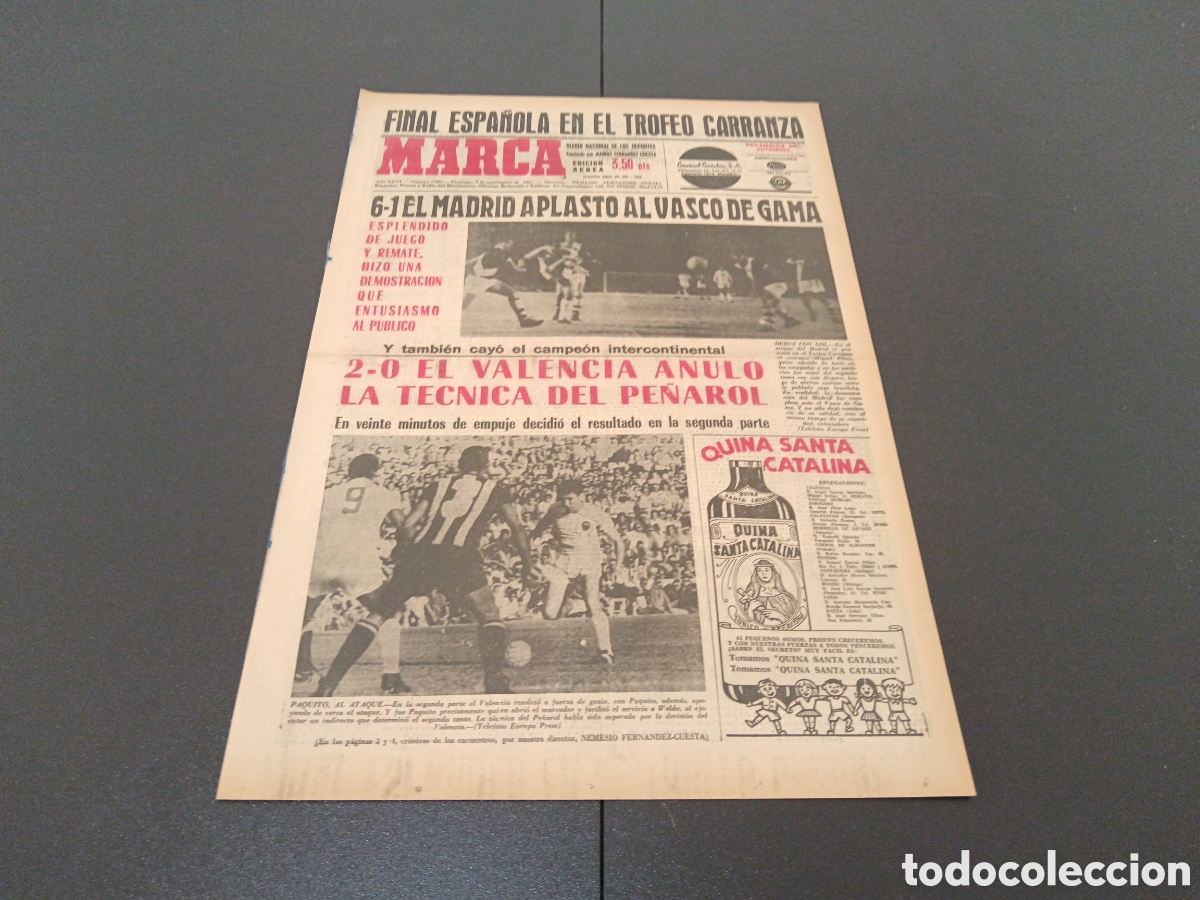 Coleccionismo deportivo: MARCA 03/09/1967 - Foto 1