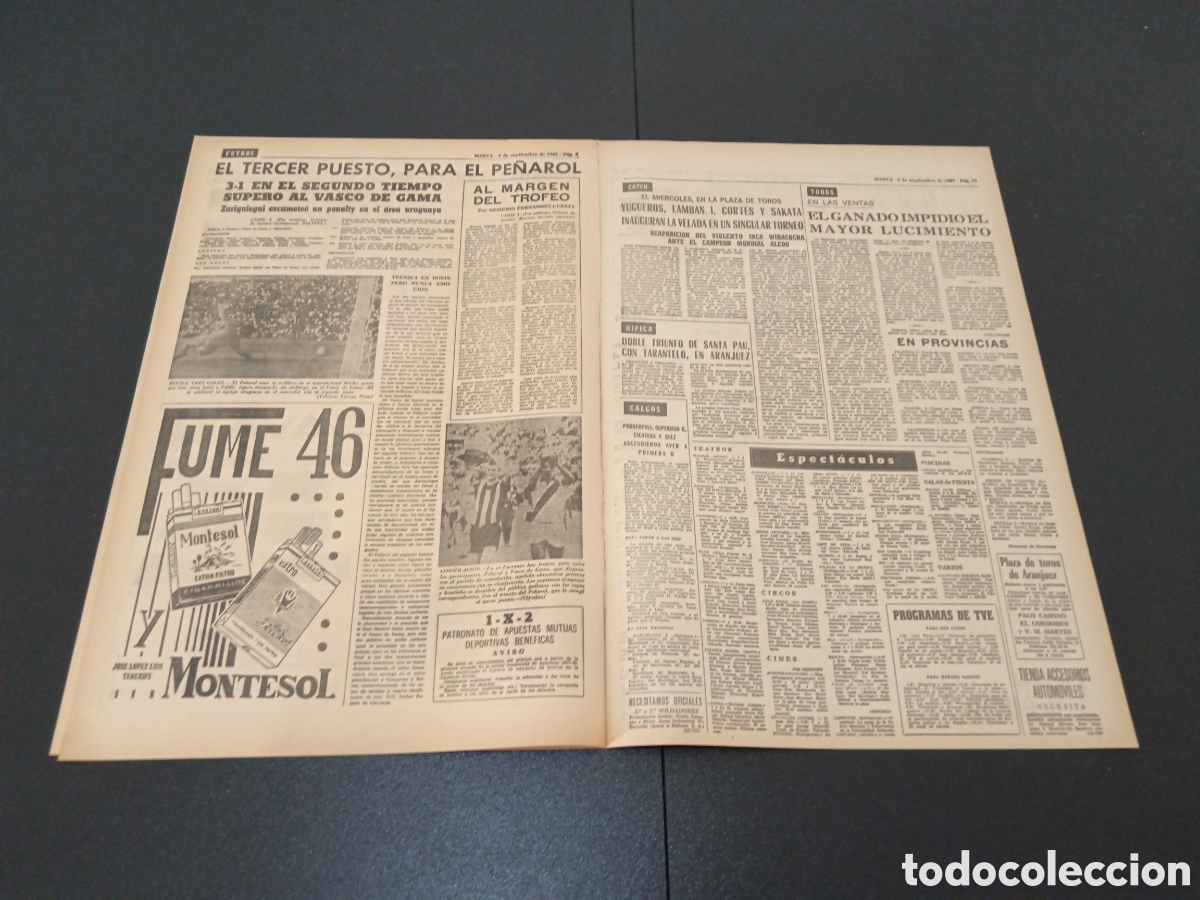 Coleccionismo deportivo: MARCA 04/09/1967 - Foto 3