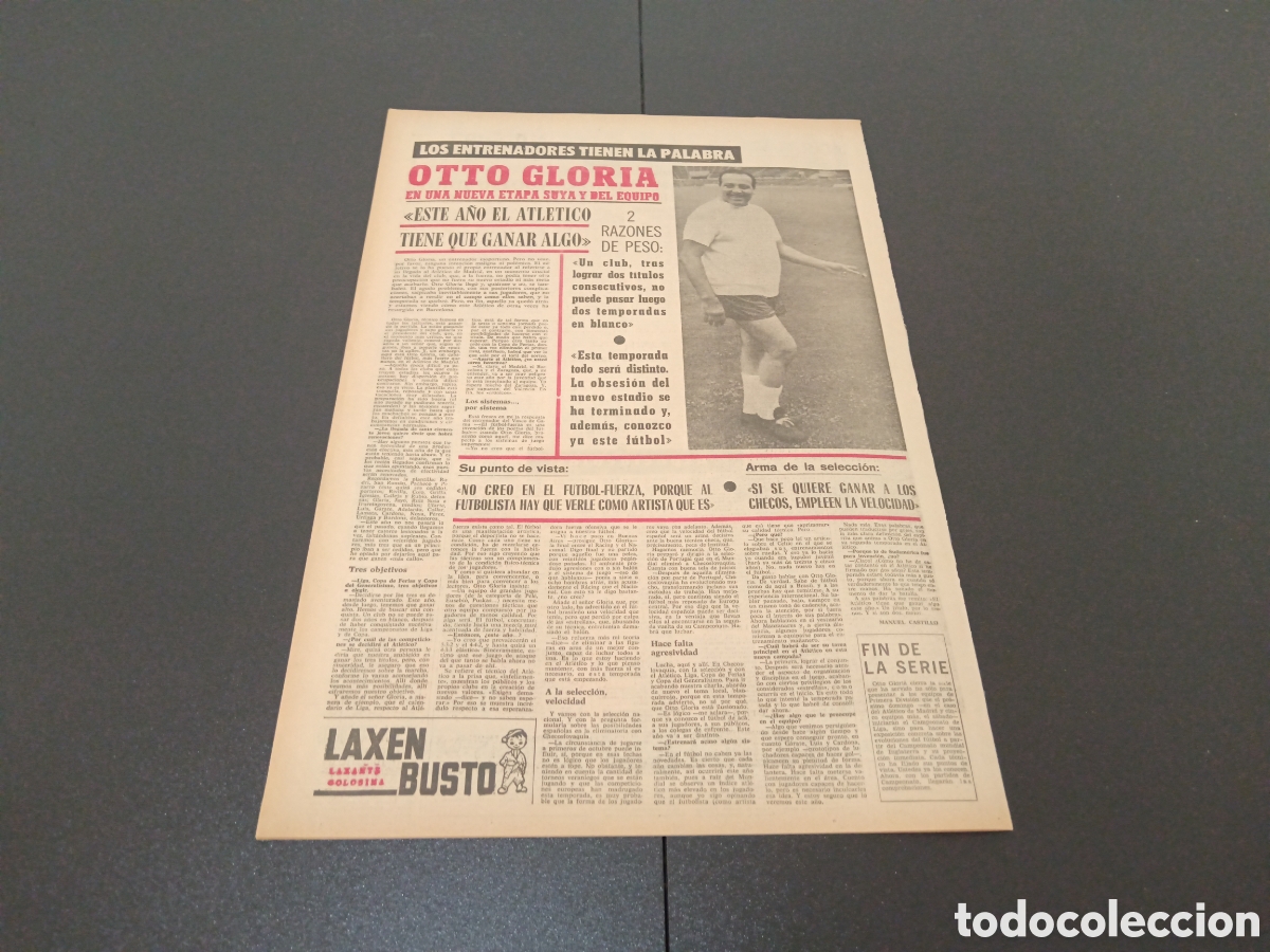 Coleccionismo deportivo: MARCA 04/09/1967 - Foto 4