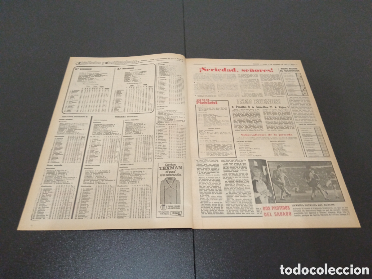 Coleccionismo deportivo: MARCA 14/11/1977 - Foto 2