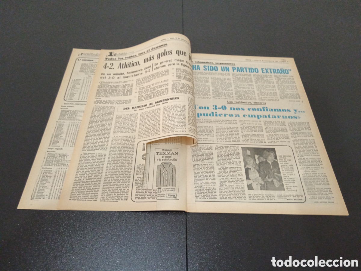 Coleccionismo deportivo: MARCA 14/11/1977 - Foto 3