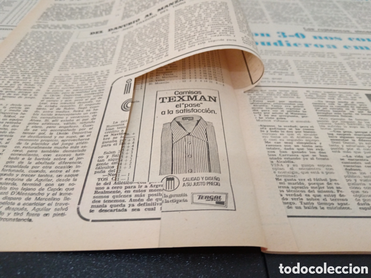 Coleccionismo deportivo: MARCA 14/11/1977 - Foto 4