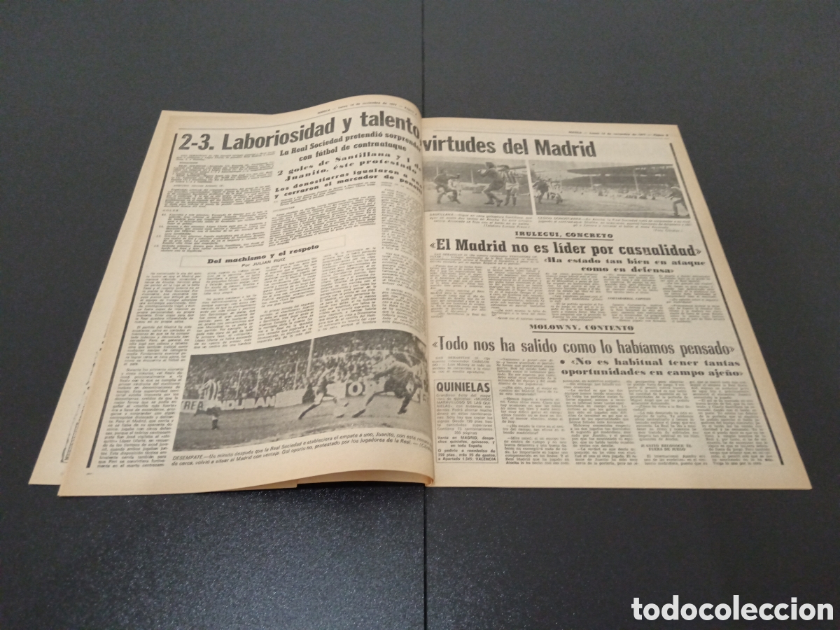 Coleccionismo deportivo: MARCA 14/11/1977 - Foto 6