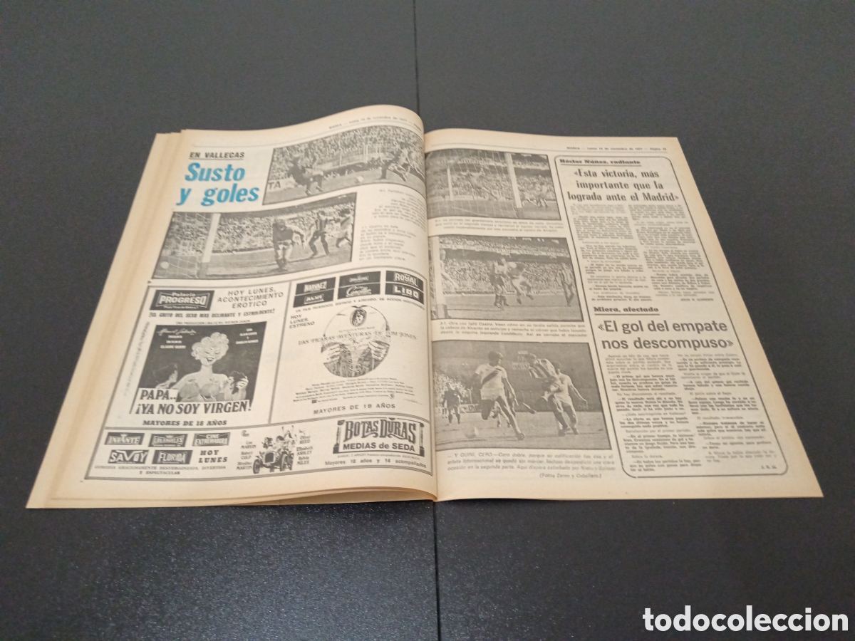 Coleccionismo deportivo: MARCA 14/11/1977 - Foto 9