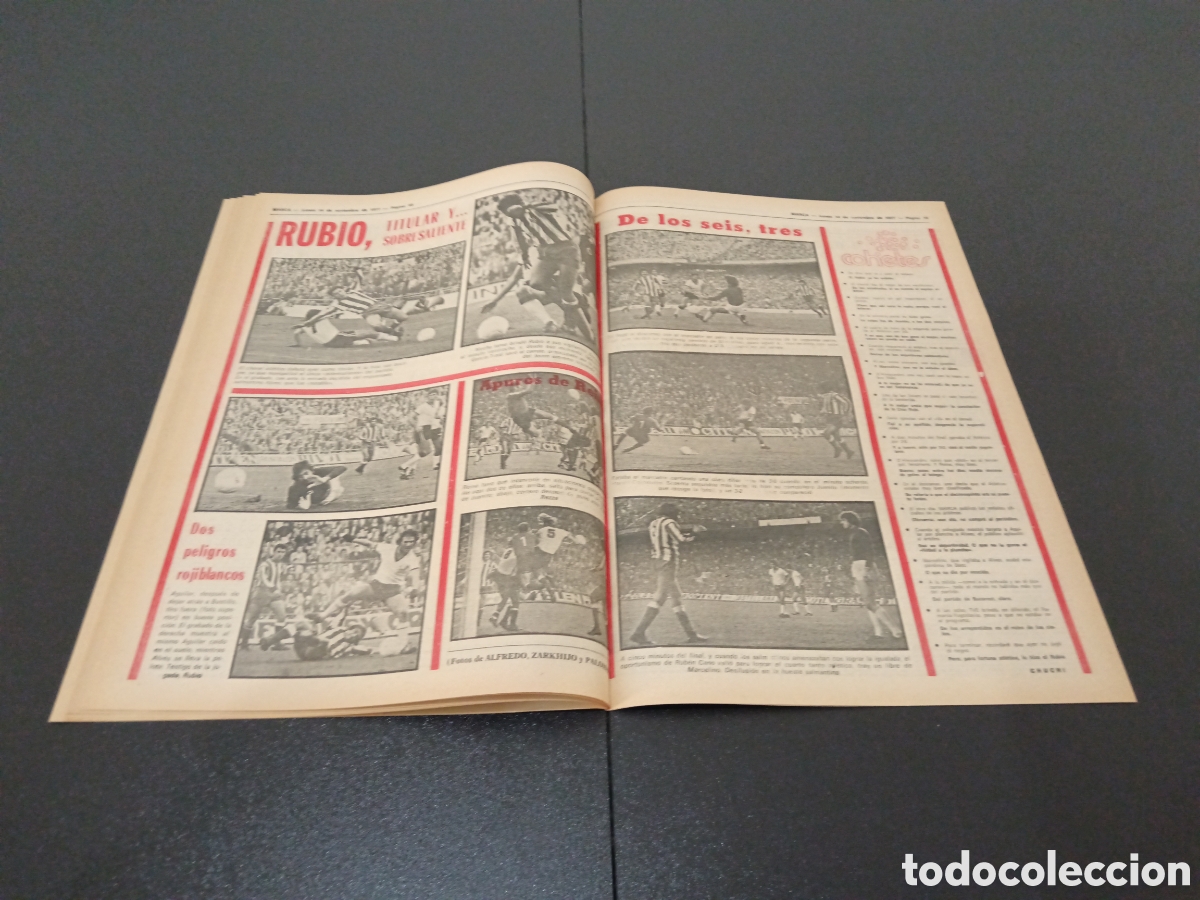 Coleccionismo deportivo: MARCA 14/11/1977 - Foto 11