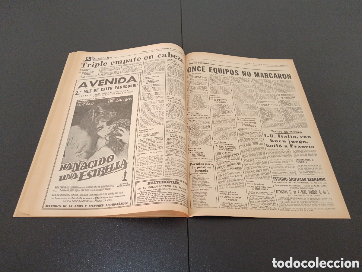 Coleccionismo deportivo: MARCA 14/11/1977 - Foto 14