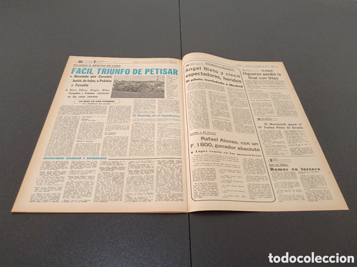 Coleccionismo deportivo: MARCA 14/11/1977 - Foto 18
