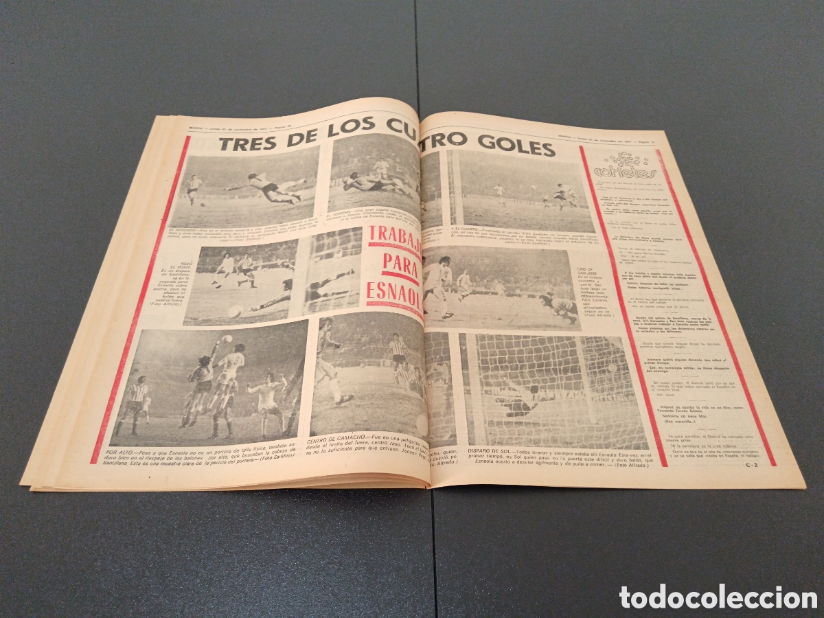 Coleccionismo deportivo: MARCA 21/11/1977 - Foto 10