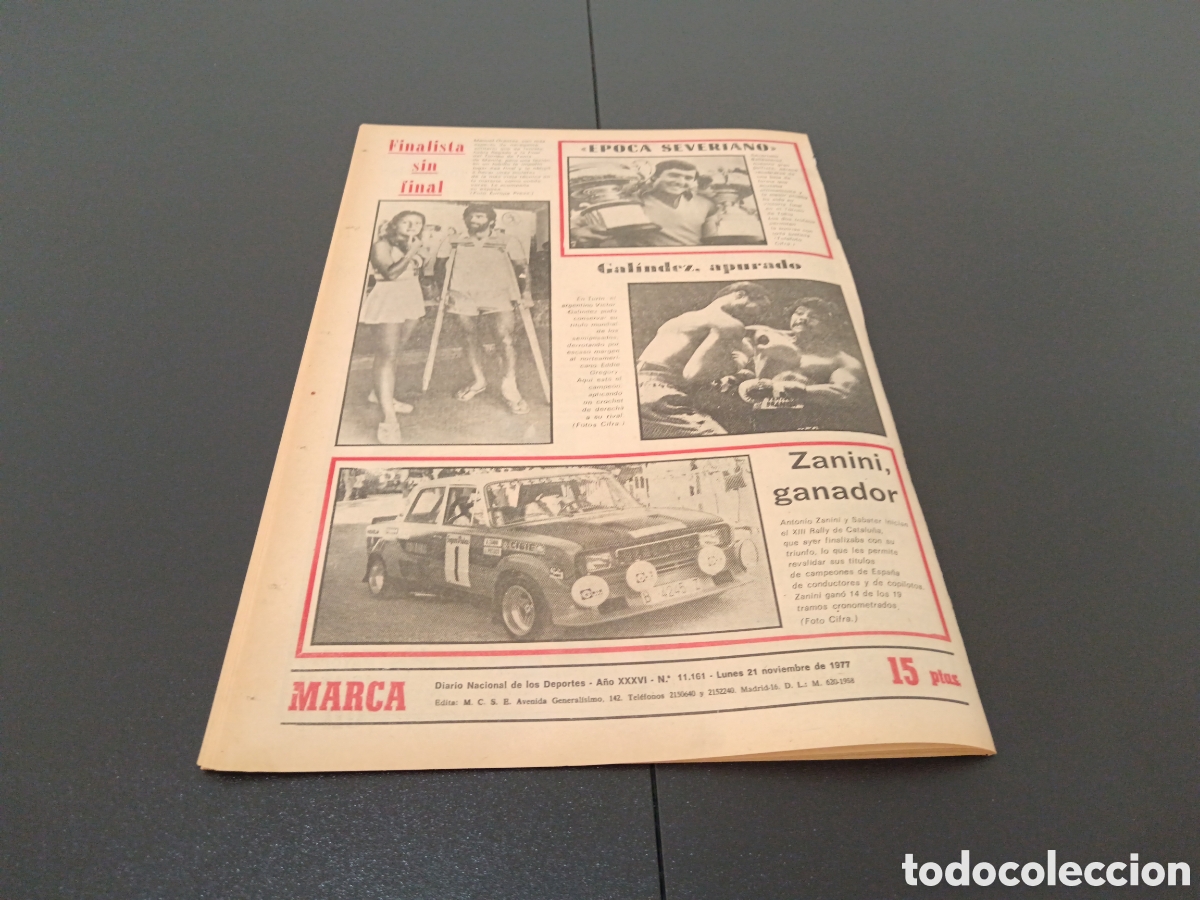 Coleccionismo deportivo: MARCA 21/11/1977 - Foto 16