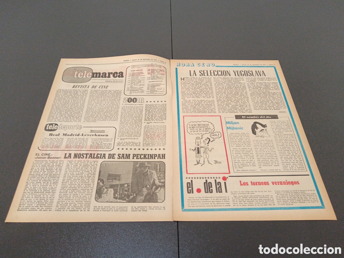 Coleccionismo deportivo: MARCA 24/11/1977 - Foto 2