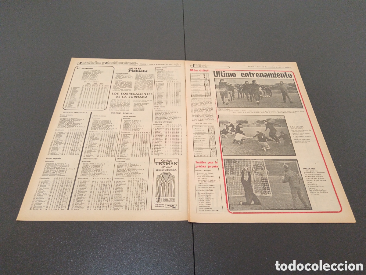 Coleccionismo deportivo: MARCA 28/11/1977 - Foto 2