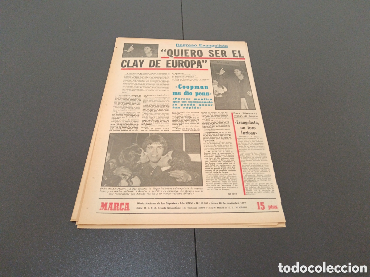 Coleccionismo deportivo: MARCA 28/11/1977 - Foto 9