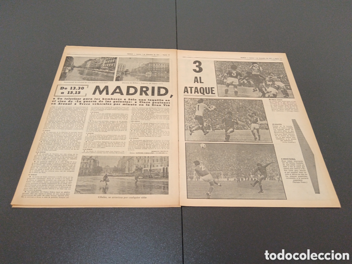 Coleccionismo deportivo: MARCA 01/12/1977 - Foto 6