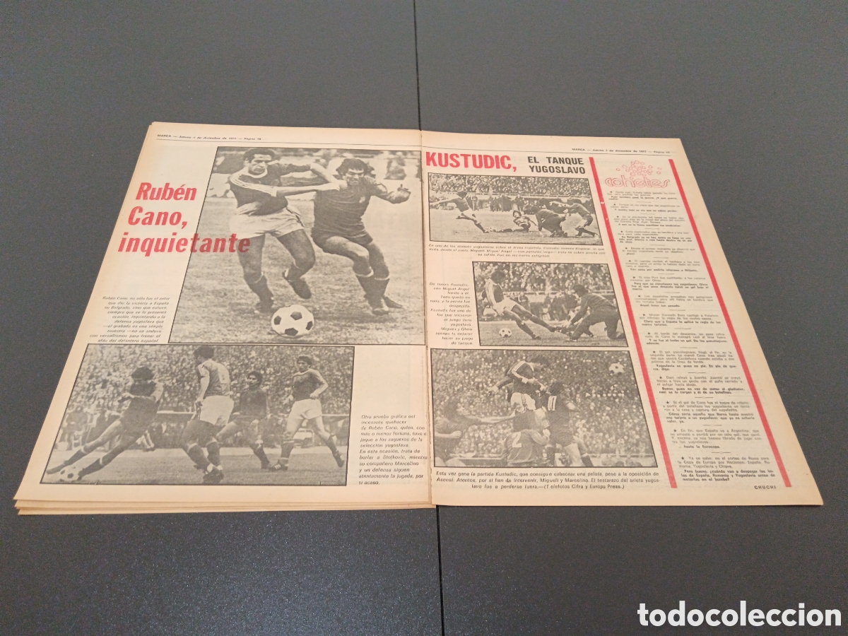 Coleccionismo deportivo: MARCA 01/12/1977 - Foto 7