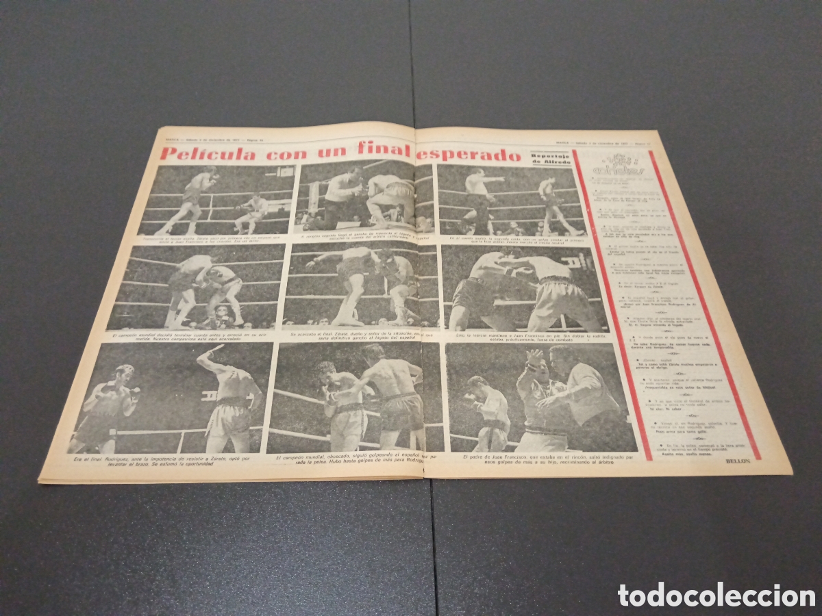 Coleccionismo deportivo: MARCA 03/12/1977 - Foto 5