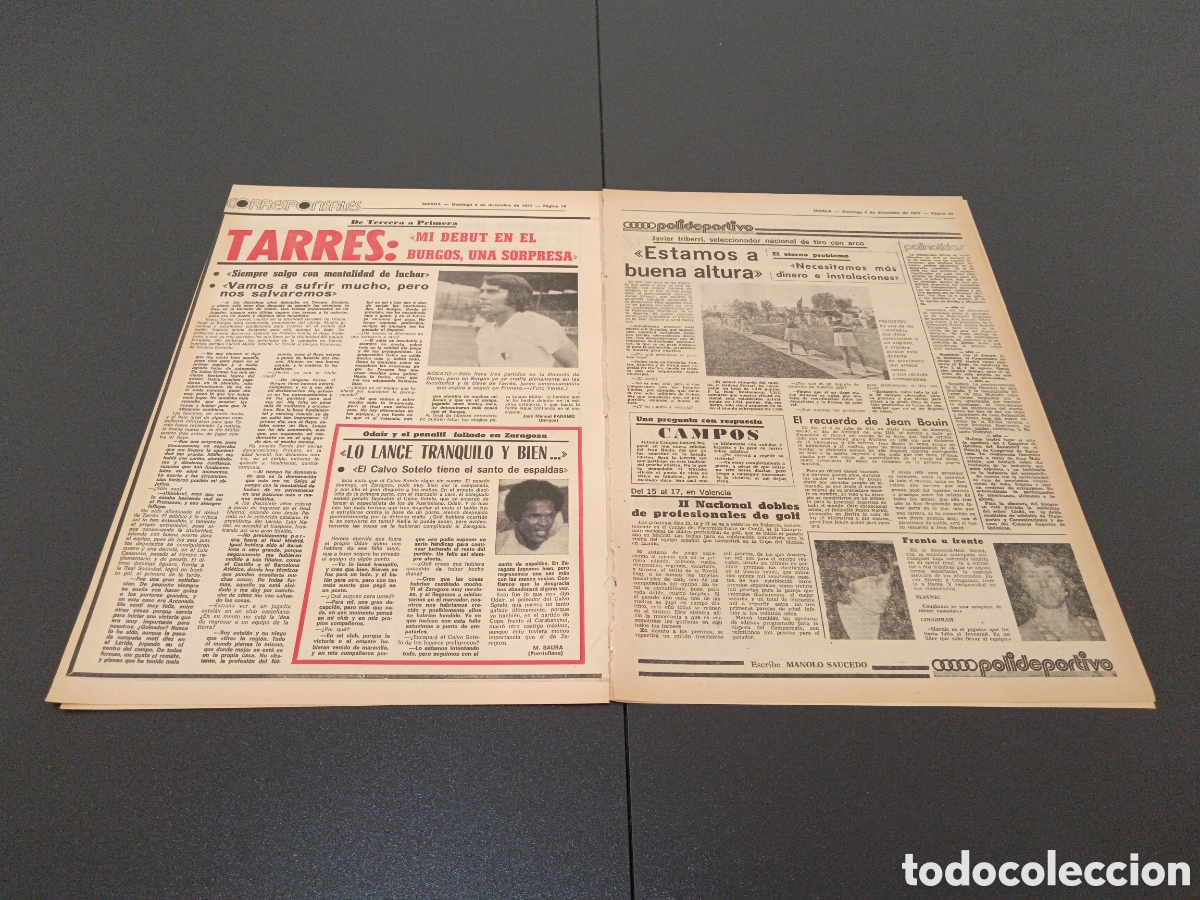 Coleccionismo deportivo: MARCA 04/12/1977 - Foto 3