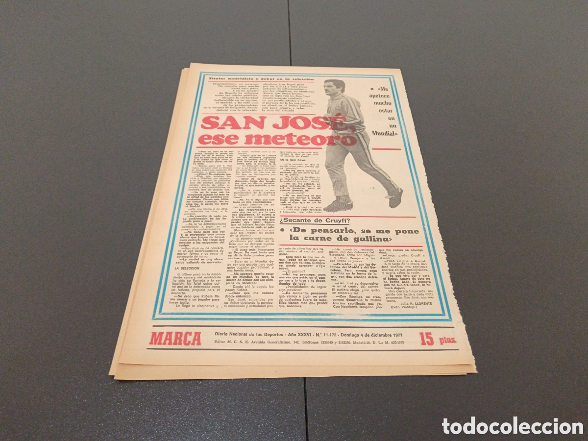 Coleccionismo deportivo: MARCA 04/12/1977 - Foto 5